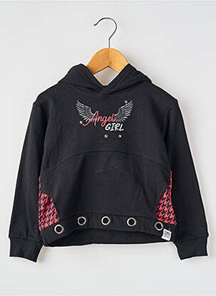 Hanorac cu glugă negru BOBOLI fată