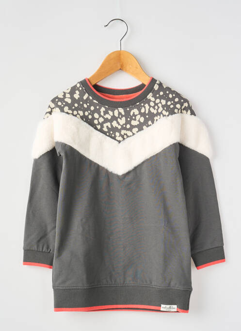 Rochie midi gri BOBOLI fată