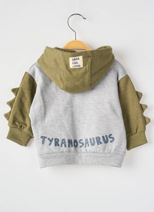 Hanorac cu glugă gri LOSAN băiat