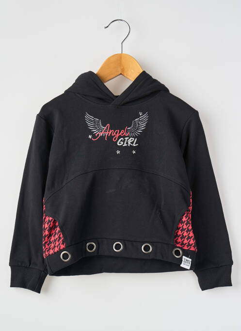 Hanorac cu glugă negru BOBOLI fată