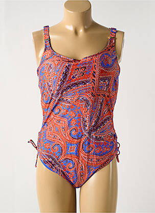 Costum de baie dintr-o singură piesă imprimeu fantezie top sutien modelat albastru PRIMADONNA femeie