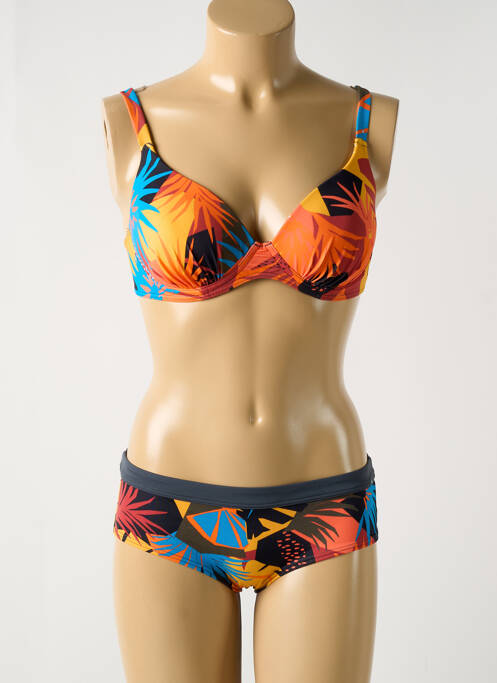 Costum de baie din două piese portocaliu OLYMPIA femeie