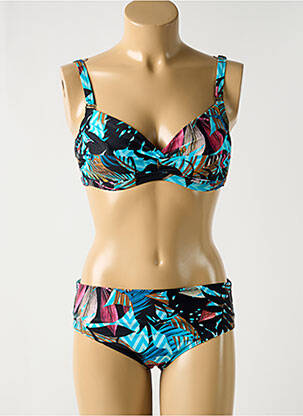 Costum de baie din două piese albastru OLYMPIA femeie