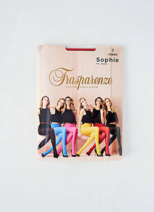 Colanți roșu TRASPARENZE femeie