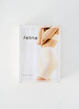 Chilot modelator efect material satinat culoare piersică FELINA femeie