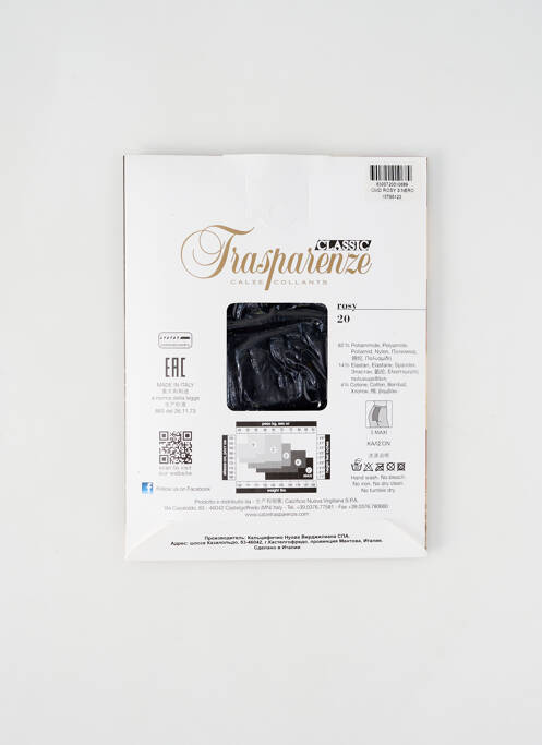 Colanți negru TRASPARENZE femeie