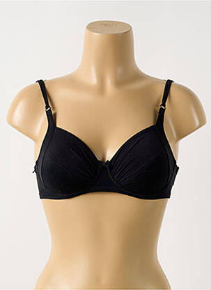 Sutien efect material satinat sutien cupe întregi cu decolteu înalt negru MARIE JO femeie