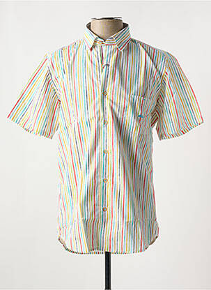 Cămașă cu mâneci scurte alb DARIO BELTRAN bărbat