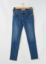 Blugi skinny elasticitate talie joasă albastru TIFFOSI femeie