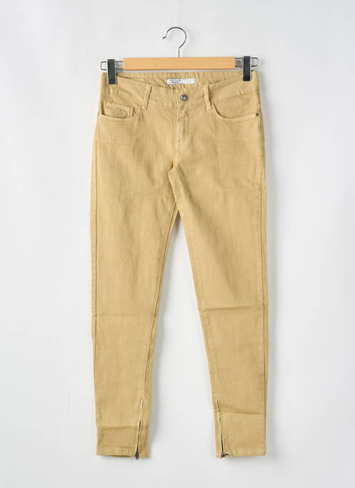 Blugi cu croială slim bej TIFFOSI femeie