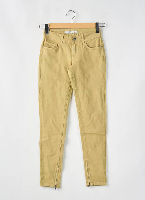 Blugi cu croială slim bej TIFFOSI femeie