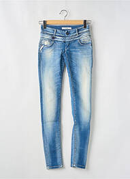 Blugi skinny elasticitate talie joasă albastru TIFFOSI femme