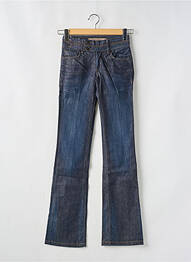 Blugi bootcut țesătură brută talie joasă albastru TIFFOSI femme