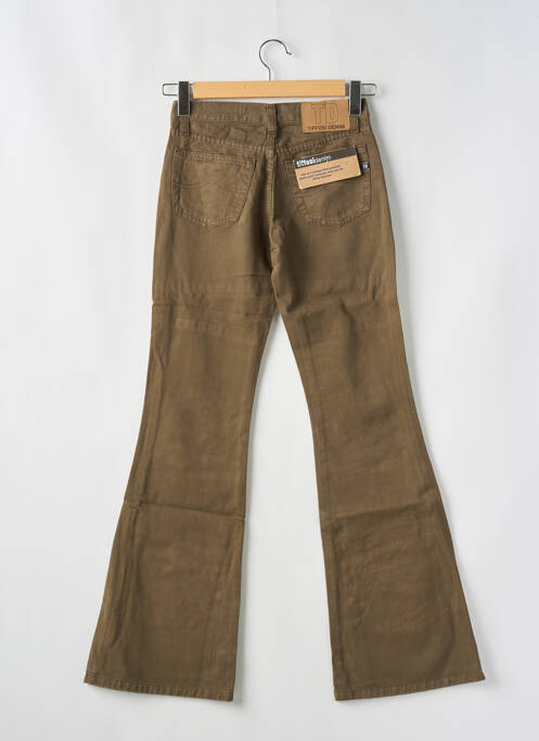 Blugi cu croială evazată maro TIFFOSI femeie