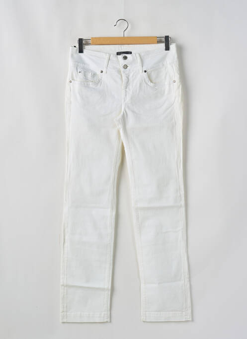 Blugi cu croială dreaptă alb TIFFOSI femeie