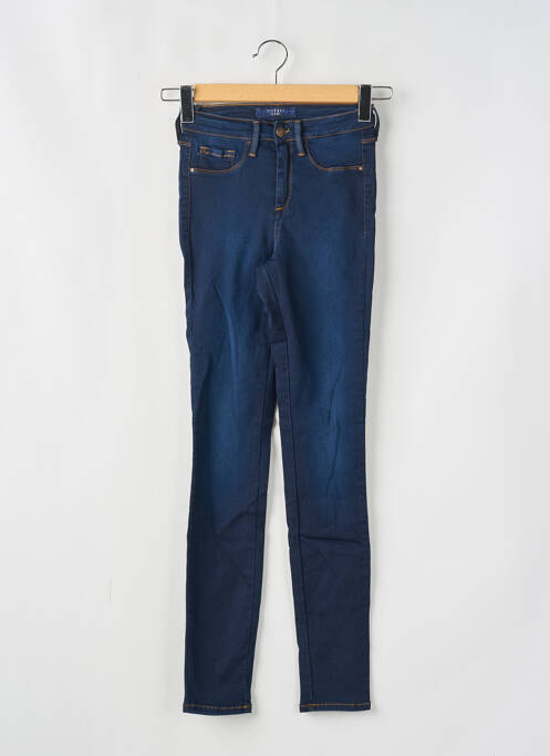 Blugi skinny țesătură brută mărime normală albastru TIFFOSI femme