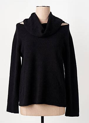 Pulover cu guler înalt negru CARTA LIBERA femeie