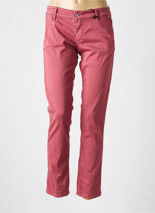 Pantalon chino talie joasă talie joasă roz PLEASE femeie