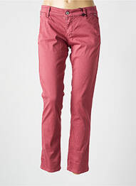 Pantalon chino talie joasă talie joasă roz PLEASE femeie
