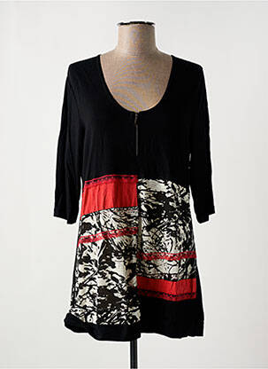 Tunică mâneci lungi negru KAKIE femeie