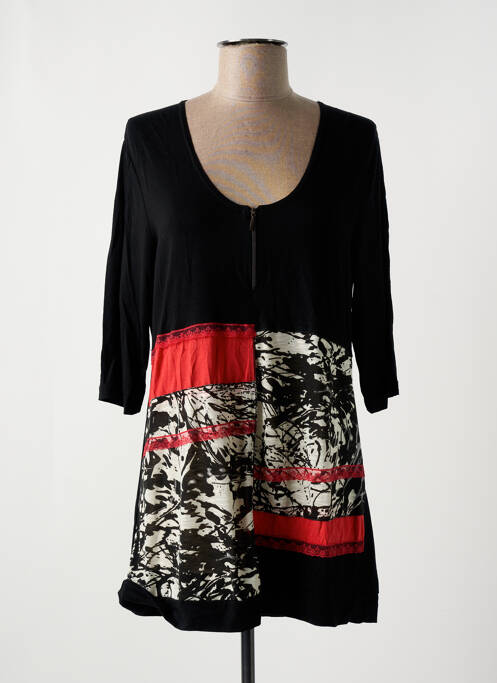 Tunică mâneci lungi negru KAKIE femeie