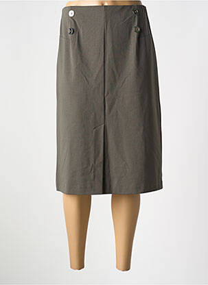 Fustă midi verde EAST DRIVE femeie