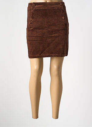 Fustă scurtă maro Y'COO femeie