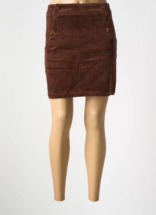 Fustă scurtă maro Y'COO femeie