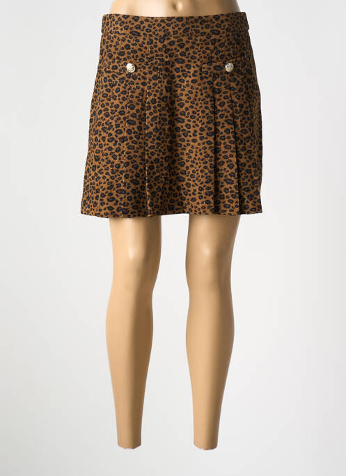 Fustă scurtă maro Y'COO femeie