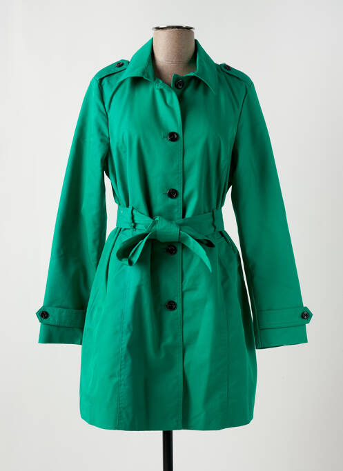Trench buzunare fără glugă verde STREET ONE femme