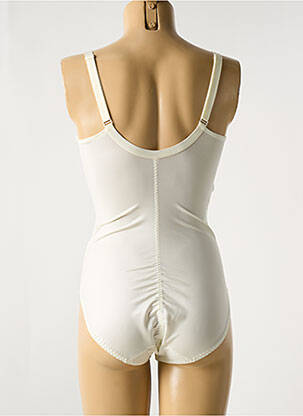 Body de lenjerie efect material satinat alb CHANTELLE femeie