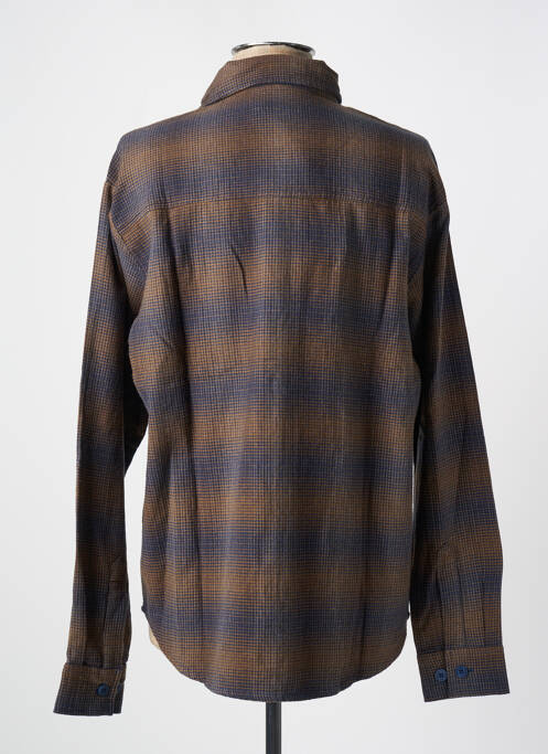 Cămașă cu mâneci lungi maro THINKING MU bărbat