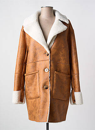 Palton scurt maro VILA femeie