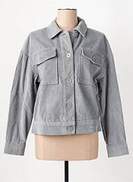 Jachete casual buzunare gri THINKING MU femme