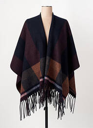 Poncho  negru PALME femme