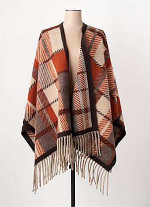 Poncho maro PALME femeie