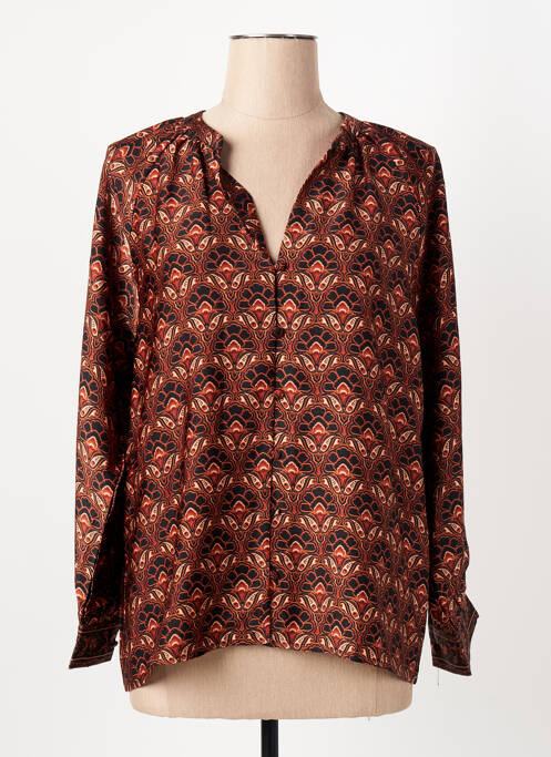 Cămașă imprimeu fantezie mâneci lungi negru LA PETITE ETOILE femme