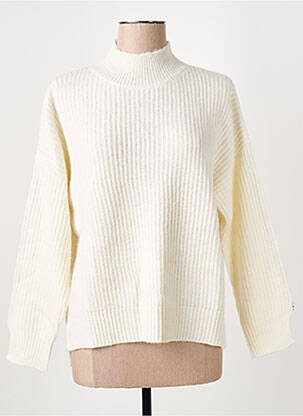 Pulover bej FIVE femeie