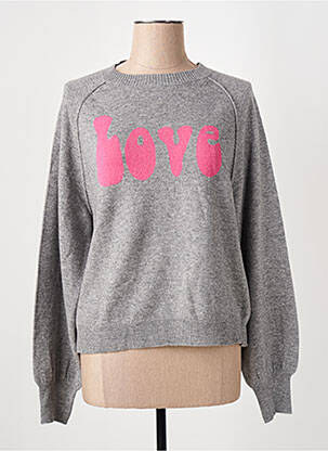 Pulover gri FIVE femeie