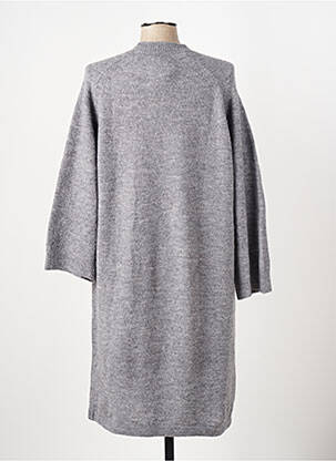 Rochie midi mâneci lungi mâneci lungi gri B.YOUNG femeie