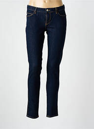 Blugi skinny țesătură brută talie joasă albastru GUESS femeie