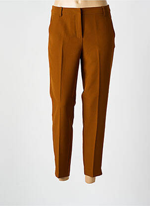 Pantalon chino galben ICHI femeie