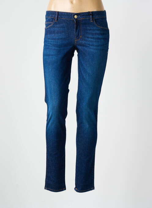 Blugi cu croială slim albastru GUESS femeie