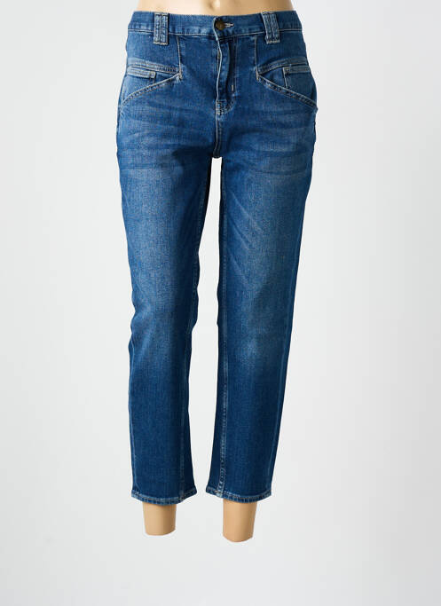 Blugi cu croială slim albastru FIVE femeie