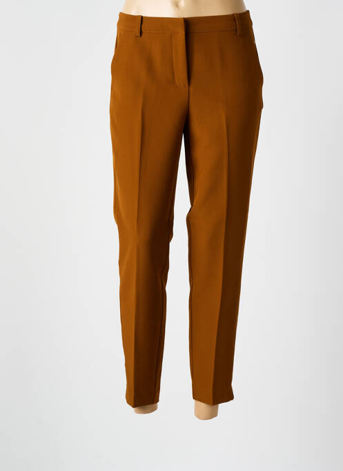 Pantalon chino galben ICHI femeie