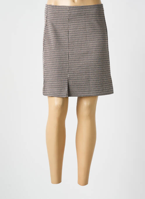 Fustă scurtă bej ICHI femeie