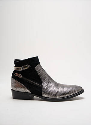 Botine/Ghete argintiu REGARD femeie