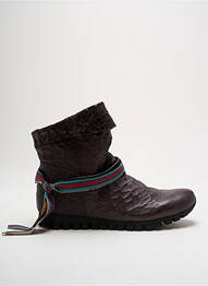 Botine/ghete material neted toc plat până la 3 cm violet FELMINI femeie