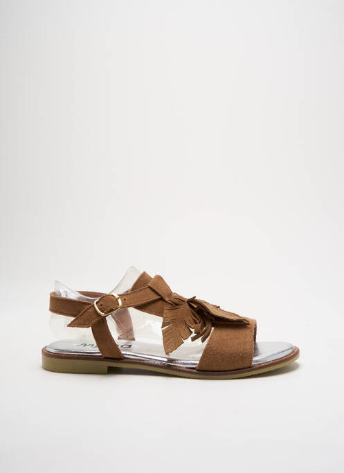 Sandale/Pantofi decupați maro MYMA femeie