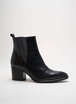 Botine/ghete material neted toc de 4 la 6 cm negru MYMA femeie